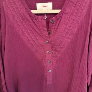 NWT XiRENA Lana Top in Plum, size Medium